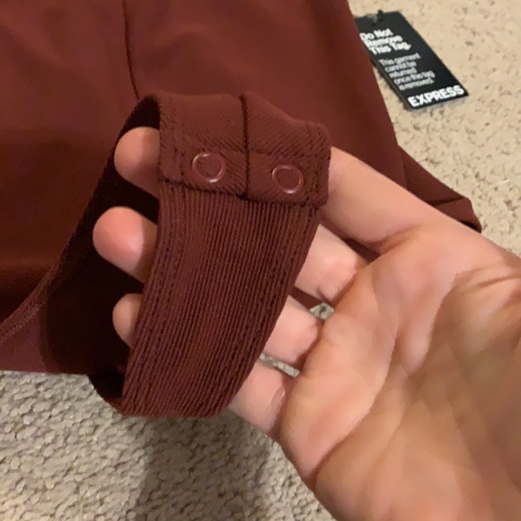 Express bodysuit Size medium NWT Brown - Picture 3 of 6